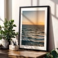 thumbnail image 4 of Sunset Waves, Encinitas 01 - Encinitas California Photography Black Framed Wall Art Print 20 x 30 inches, 4 of 8