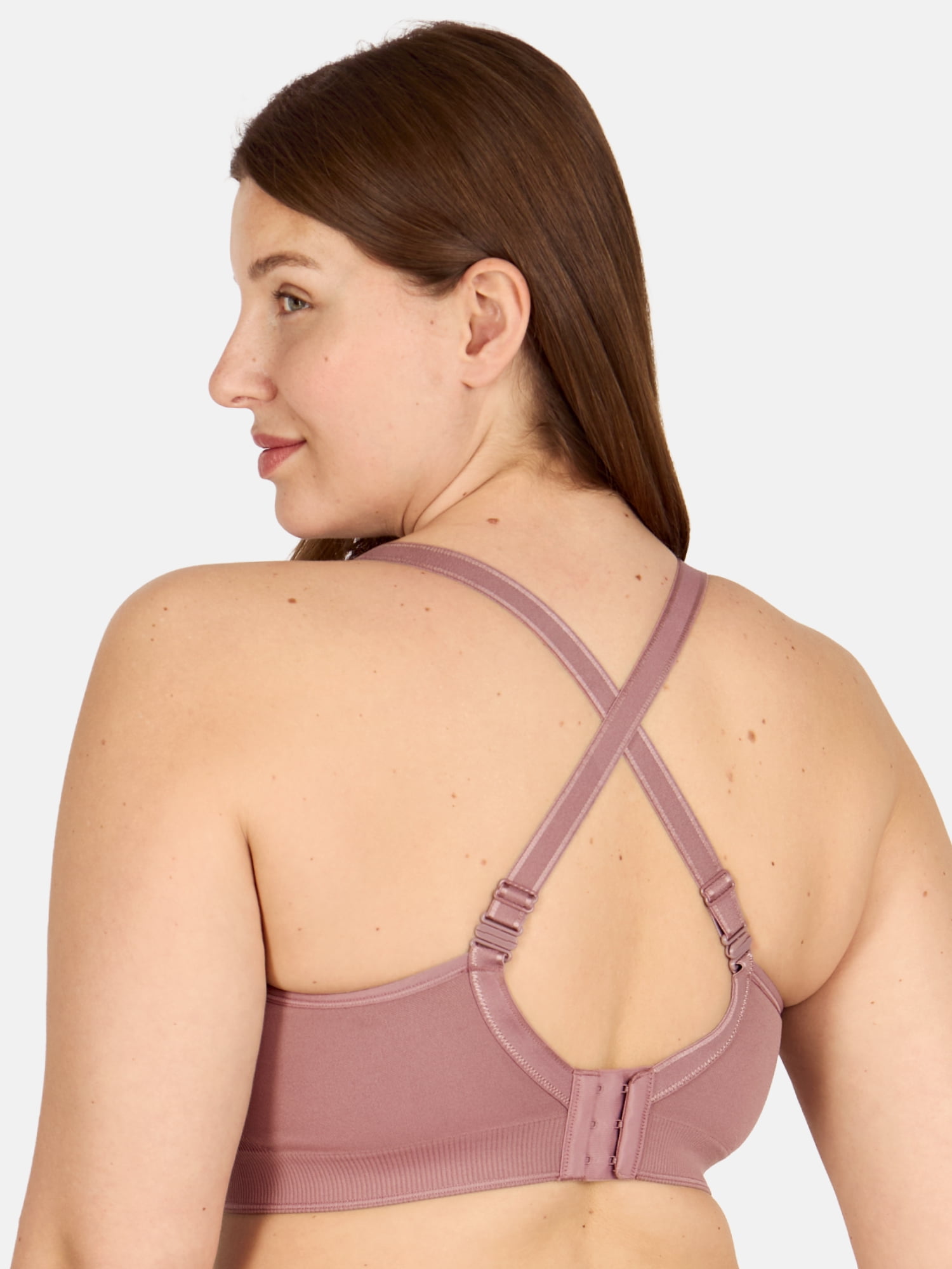 Fit for Me by Fruit of the Loom Women's Supportive Seamless Wirefree Bra, Style FT979, Sizes L to 4XL