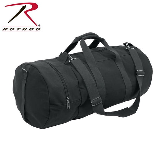 Rothco 1263 Canvas Double-Ender Sports Bag, Black