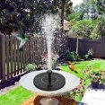 thumbnail image 4 of D-GROEE Solar Fountain Pump, Solar Water Pump Floating Fountain, with 4 Nozzles, for Bird Bath, Fish tank, Pond or Garden Decoration, 4 of 7