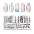 thumbnail image 2 of Valentine's Day Stamping Plate Heart Pattern Nail Art Board Template Stainless Steel Nail Design Printing Stencil Image Plate, 2 of 5