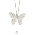 thumbnail image 2 of 3Pcs Crystal Car Rear View Mirror Pendant, Cagogo Crystal Car Pendant, Rhinestone Rear View Mirror Hanging Ornament, Car Decor Accessories for Women, Car Interior Decoration Gift, Stainless Steel, 2 of 5