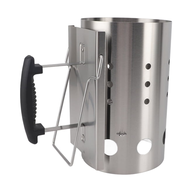 Allume-feu Cheminée, Allume-Cheminée Léger Gain de Temps en Acier Inoxydable pour Barbecue pour Pique-Nique