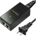 thumbnail image 1 of czcpp-Gigabit PoE Injector Adapter, IEEE 802.3af Compliant, 10/100/1000Mbps RJ-45, 48V POE Power Supply Adapter, up to 100 Meters (325 Feet), 1 of 4