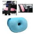thumbnail image 4 of Cojín de asiento de espuma viscoelástica, almohada plegable, de transpirable para sil de ruedas , Azul perfecl Cojín Almohada, 4 of 8