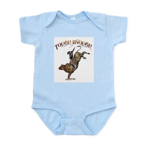 CafePress - Tough Enough Infant Bodysuit - Baby Light Bodysuit, Size Newborn - 24 Months