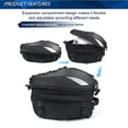 thumbnail image 4 of Bolsa trasera para moto YSMOTO impermeable con reflectores, 1 kg, 4 of 9