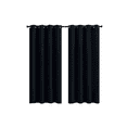 thumbnail image 1 of Cortinas Kitul Blackout Plus Aislamiento Térmico 2 Paneles 215 X 135 Cm Color Negro, 1 of 4