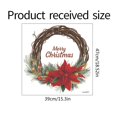 thumbnail image 2 of ZPAQI Cute Christmas Garland Wall Sticker Baby Kids Living Room Xmas Tree Wreath Decal, 2 of 15