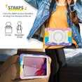 thumbnail image 6 of FJLBDE Case for Lenovo Tab M8 3rd Gen 2021/M8 HD 2nd Gen 2019 with 360 Kickstand, Shoulder Strap Carrying Protective Cover, Multicolor Pink, 6 of 6