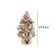 thumbnail image 3 of Mini árbol de Navidad con luces para sobremesa: árbol artificial pequeño de 20 LED a pilas con decoraciones para el hogar, la oficina y las fiestas, 3 of 6