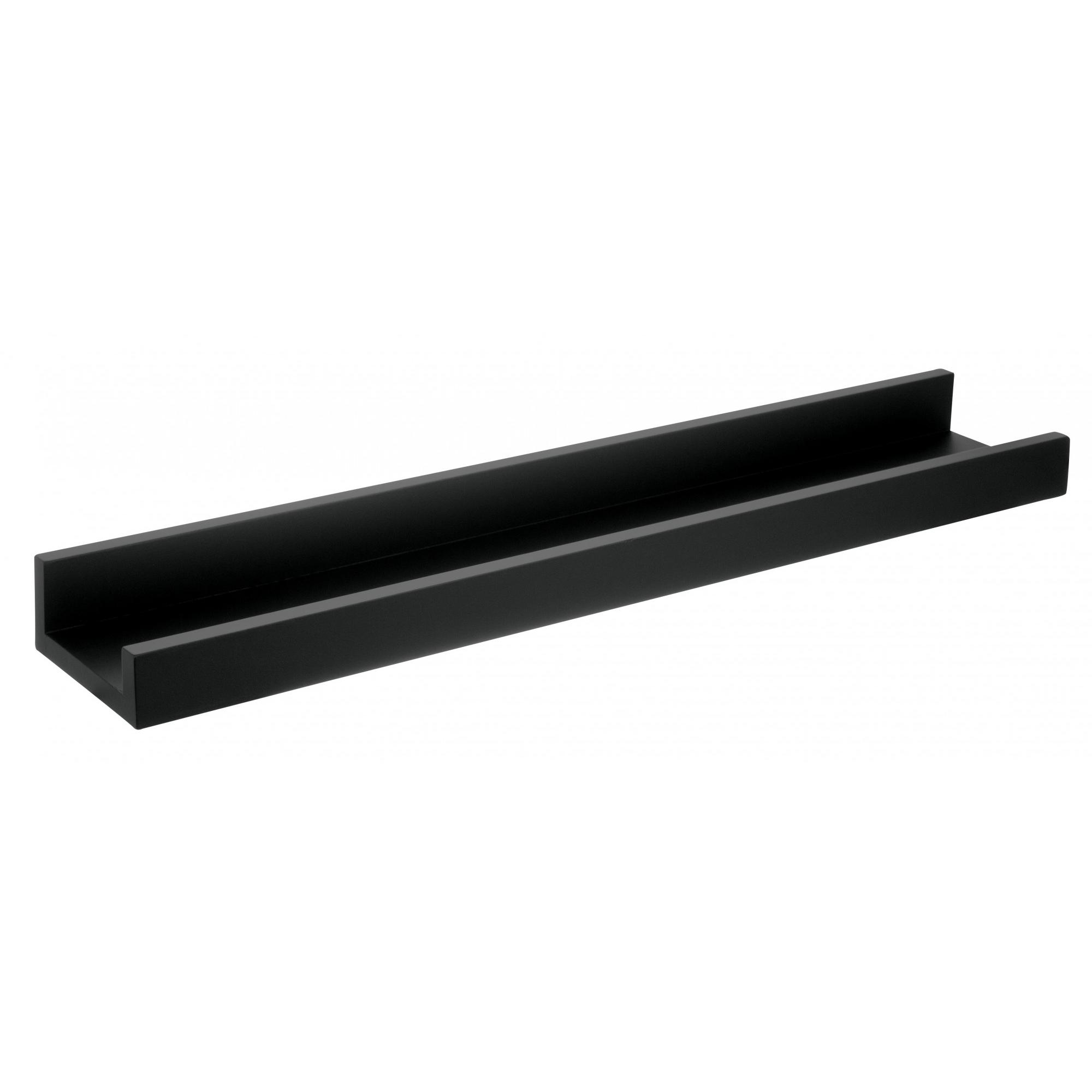 kieragrace Edge Picture Frame Ledge, Black, 23"by 4"
