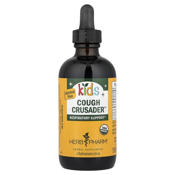 Herb Pharm Kids, Cough Crusader, Alcohol Free, 4 fl oz (120 ml)