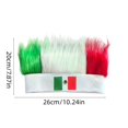 thumbnail image 3 of Sombrero mexicano con diadema peluda, diadema peluda verde, tocado para el cabello, disfraces mexicanos para mujeres, hombres, fiestas deportivas, gorra de fibra de poliéster, 3 of 5