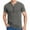 Gray, variant on Mens Shirts Summer Plus Size Shirts Solid Color Short Sleeve T-Shirts Button-Up Shirts