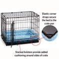 thumbnail image 4 of Midwest Homes for Pets QuietTime Double Bolster Dog Bed & Crate Mat Blue, 36 Inch, 4 of 4