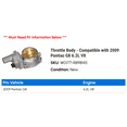 thumbnail image 2 of Throttle Body - Compatible with 2009 Pontiac G8 6.2L V8, 2 of 2