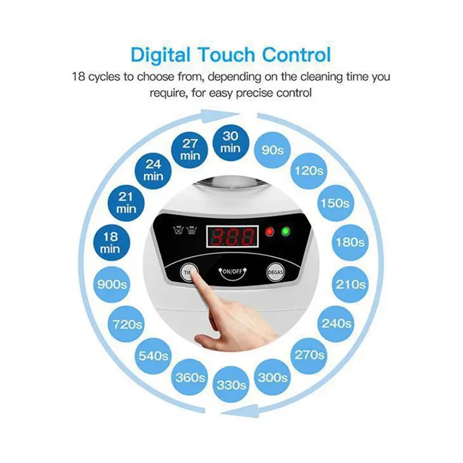 600ml Ultrasonic Cleaner Bath Timer for Jewelry Parts Glasses Manicure Cutters Ultrasonic Sound Box ,Convenient to Use
