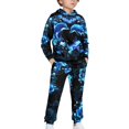thumbnail image 4 of Uorisanigo Kids Sweatsuit Set 2PCS Pullover Sweatshirt and Sweatpants Set for Boys Girls Activewear Fall Winter Outfit, Stylish Blue Dolphin Print Hoodie & Pant Sets, 4 of 7