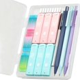 thumbnail image 1 of Cute Mechanical Pencil Set, Pastel Mechanical Pencils 0.5 Or 0.7Mm, Aesthetic Stationery Supplies – 3Pcs With 120Pcs Hb Leads, 3 Erasers & 9 Eraser Refills for Writing, 1Set(A), 1 of 8