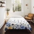 thumbnail image 4 of Flowers Eucalyptus Tapestry for Bedroom Wall Hanging Tapestry, Watercolor Botanical Floral Leaves Ceiling Backdrop Tapestries Poster Blanket Wall Decor for Teens Room Living Room Dorm 55" x 73", 4 of 8