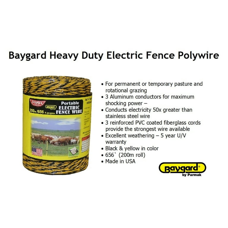 Dare Portable Electric Fence Wire 656 White Dare Portable Electric Fence Wire 656 White