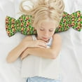 thumbnail image 6 of Salouo Vegetable Pattern Cute Bolster Pillow,Cylindrical Pillow Long Pillow for Bed Round Side Pillow for Knee/Leg/Neck ,- Length 24.4" x 9.8" Diameter, 6 of 8