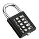 thumbnail image 1 of Cerradura de combinación de llave de 10 dígitos, candado fijo para puerta de armario de gimnasio, caja de herramientas, para personas mayores ciegas de 10 dígitos, 1 of 4