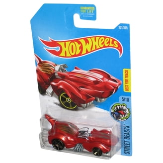 Hot Wheels Super Mario Character Red Yoshi Play Vehicles, 2.11 oz