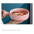 thumbnail image 3 of serony Ceramic Salad Bowl Handled Solid Color Adorable Washable Cute Home Breakfast Dinner Soup Fruit Bowls Tableware Blue, 3 of 8