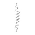 thumbnail image 1 of WDOplteas Vintage Wikinger-Spiralperlen für Haarzöpfe  Bart  Frauen  Haarnadel (Silber L), 1 of 9