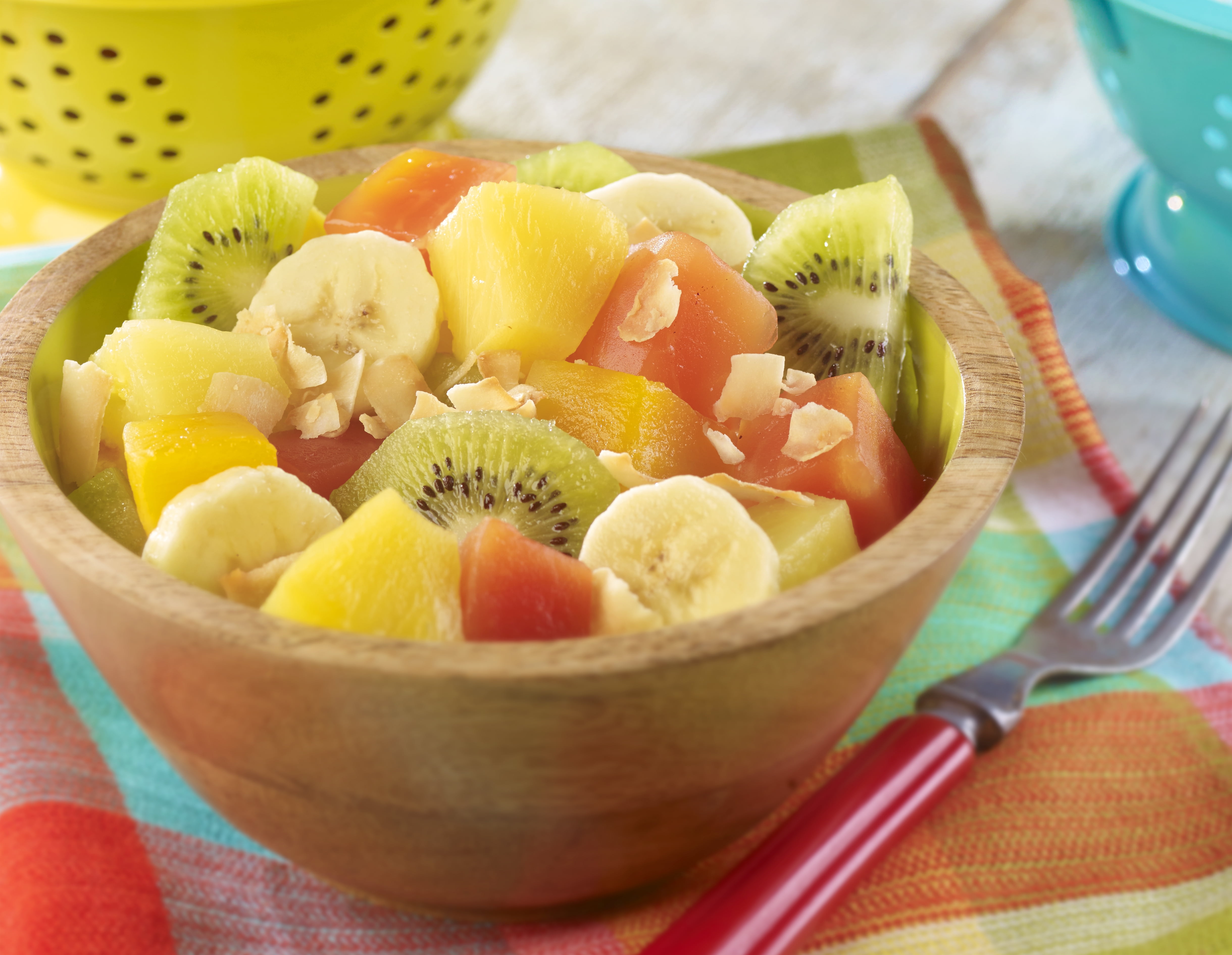 Dole Tropical Fruit Salad in Light Syrup and Passion Fruit Juice, 106 oz Can