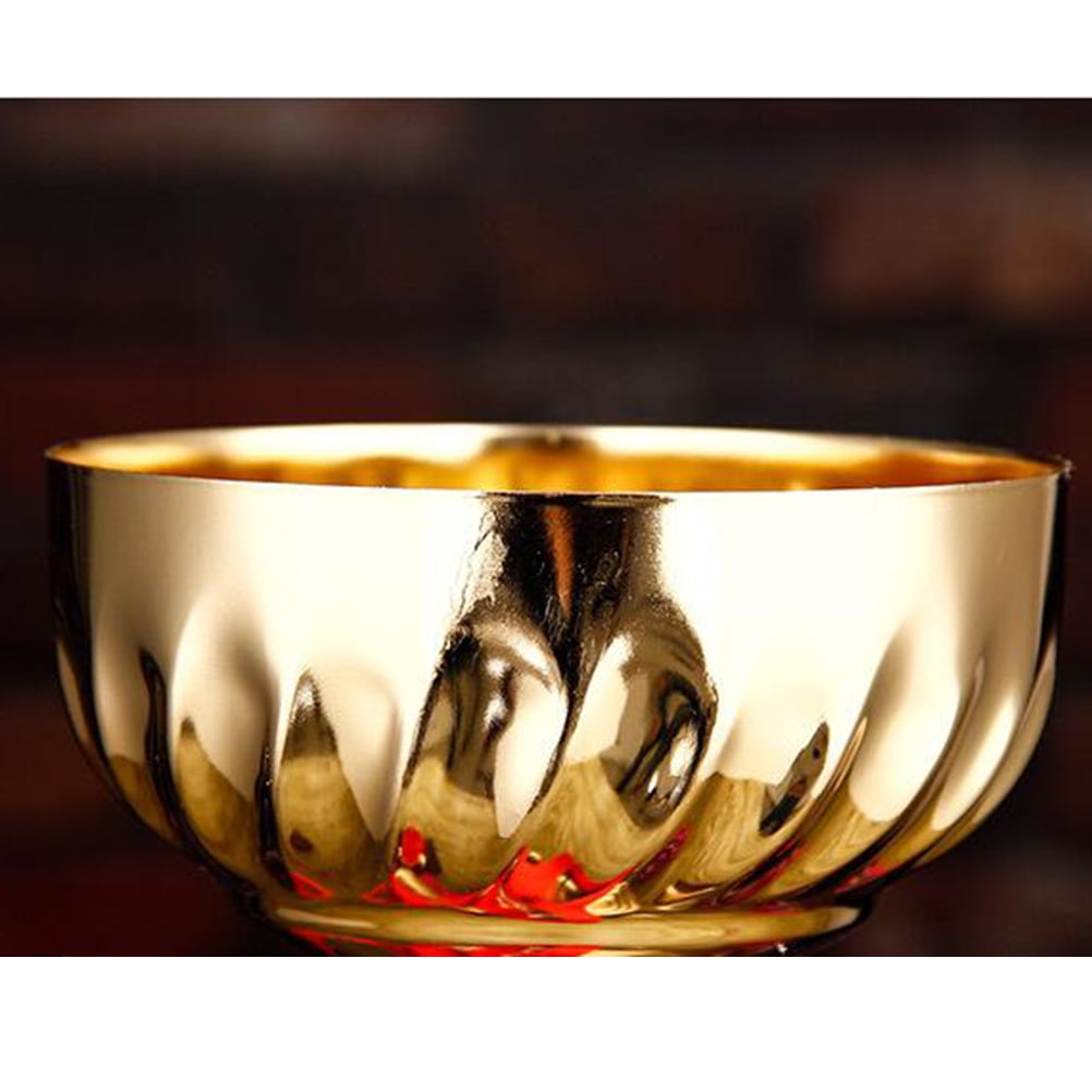Supvox Sports Competition Trophy with Plastic Base and Elegant Golden Cup, Perfect for Award Ceremonies and Sporting Events