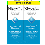 Nizoral A-D Anti-Dandruff Shampoo, 7 oz (Pack of 2)