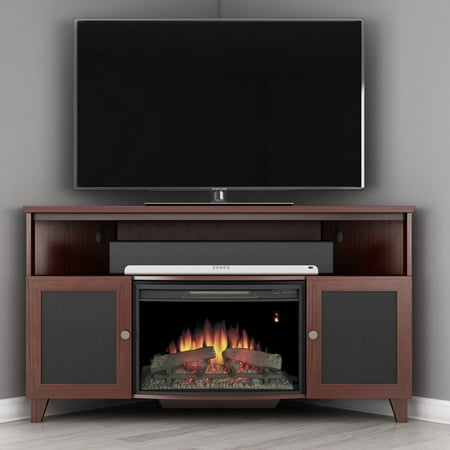 Furnitech 60 In Shaker Style Corner Tv Console With 25 In