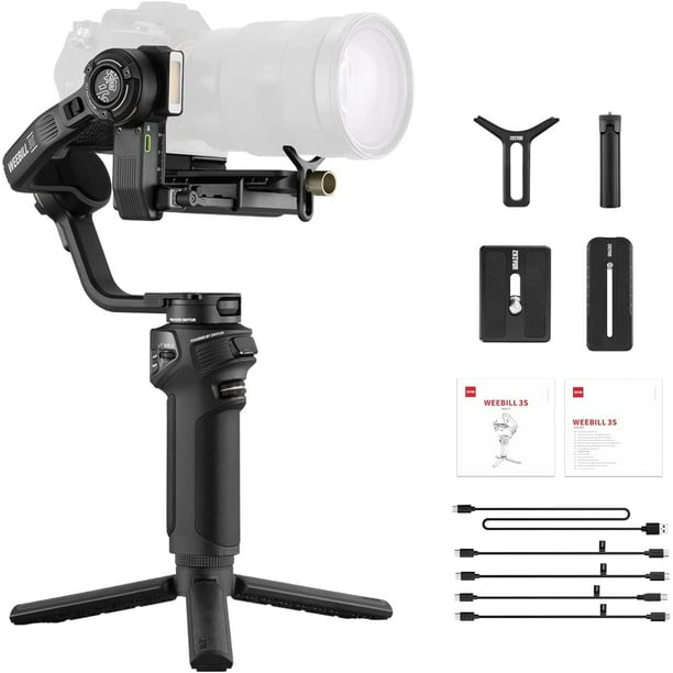 Estabilizador de cardán ZHIYUN Weebill 3S para réflex digital y sin espejo