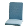 thumbnail image 5 of Chair Cushion for Home or Restaurant Use, Outdoor Indoor High Back Chair Tufted Cushions Comfort Replacement Patio Seating Cushions, All-Weather Replacement Cushion, Blue-2, 5 of 6