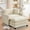 Beige, variant on ROOMARK 107" Convertible L-Shaped Modular Sectional Sofa Set, Chenille Deep Seat Couch with Ottoman and Pillows for Living Room Bedroom Apartment(Black)