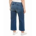 thumbnail image 2 of NYDJ Womens Plus Teresa Satin Trim Denim Ankle Jeans, 2 of 3