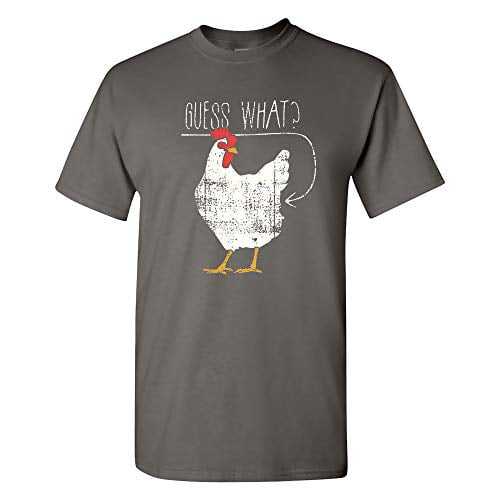 UGP Campus Apparel - Guess What? Chicken Butt! - Funny, Graphic T Shirt ...