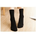 thumbnail image 3 of LABSERRON Black Tube Socks Women Cotton for Women Winter 1 Pair, 3 of 5
