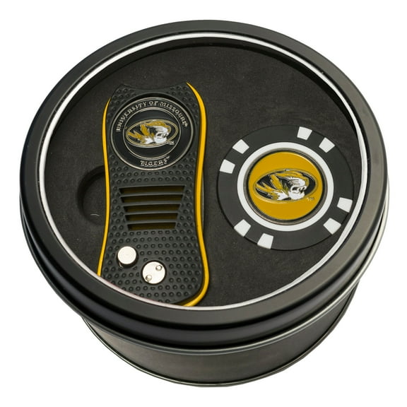 Team Golf NCAA Tin Gift Set with Switchfix Divot Tool and Golf Chip