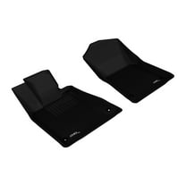 3D MAXpider Custom Fit Kagu Floor Mat (Black) Compatible with Lexus GS / GS Hybrid RWD 2013-2020 - Front Row