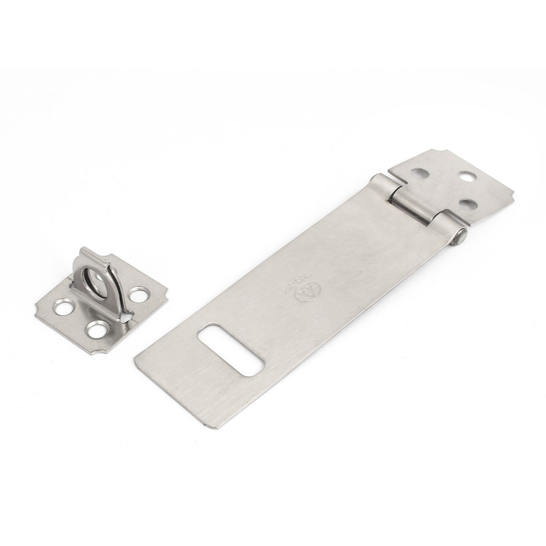 Uxcell 4" Long Security Padlock Door Latch 304 Stainless Steel