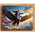 thumbnail image 2 of Clearance! 2025 Wall Calendar – Presidential Design Monthly Calendar Featuring Stunning Perfect For MAGA Supporters Premium Glossy Finish, 2 of 9