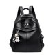 thumbnail image 3 of Mochila de cuero genuino de lujo para mujer, bolso escolar de cuero de vaca suave de diseñador de moda para mujer, bolsos de viaje de gran capacidad, mochila, 3 of 5