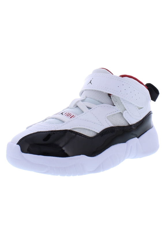 Jumpman Two Trey Infant/Toddler Shoes Size 7, Color: White/Black/Gym Red