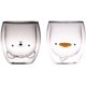 thumbnail image 1 of Hwagui - Cute Cup Taza de Vidrio de Doble Pared, Taza de Espresso de Vidrio, Taza de Café, Taza de Té, Regalo Perfecto de Cumpleaños y Vacaciones, Taza de Oso 250ml/8.4oz, 1 of 7