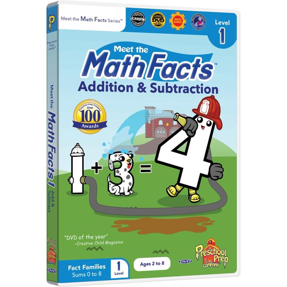 DVD Preschool Prep Company Conoce los Hechos Matemáticos Nivel 1