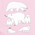 thumbnail image 2 of CafePress - Polar Bears, Harp Seal, And Arctic Fox Body Suit - Baby Light Bodysuit, Size Newborn - 24 Months, 2 of 4